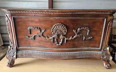 Wood Blanket Chest