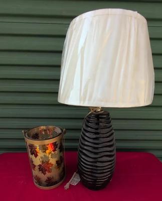 Lamp & Mid Century Style Bucket