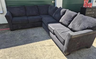 Two Piece L Shaped Sofa