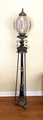 Sale Photo Thumbnail #38: Over the top Hollywood Regency floorlamp