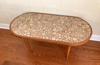Sale Photo Thumbnail #5: Mid Century Martz tile top coffee table