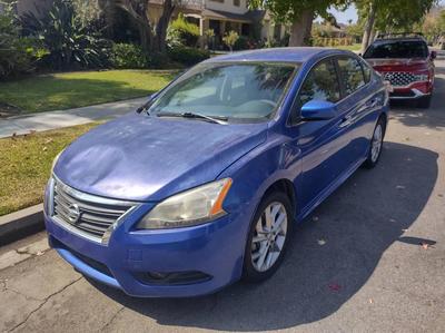 2013 BLUE NISSAN SENTRA