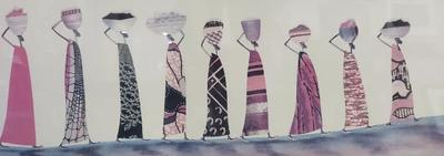 "BASKET QUEENS" NUMBERED AND SIGNED PRINT
