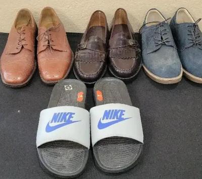 MEN'S SHOE LOT #1 - NIKE, ENZO, BOSTONIAN, AND BASS