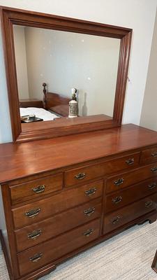 JB VanSciver Co Americana Dresser With Mirror