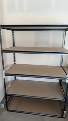 Steel Frame Tall Garage Shelf