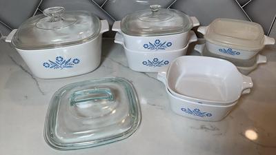 Corning Ware Blue Cornflower Baking Dishes
