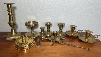 Brass Candle Sticks Collection