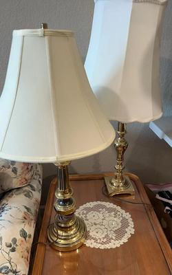 Brass Vintage Table Lamps