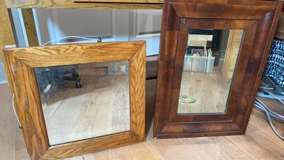 Oak & Maple Framed Wall Mirrors