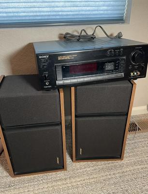 Sony AV Receiver & Bose Speakers