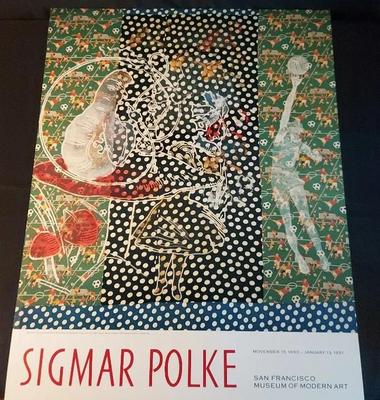 "ALICE IN WONDERLAND" SIGMAR POLKE SAN FRANCISO MOMA POSTER