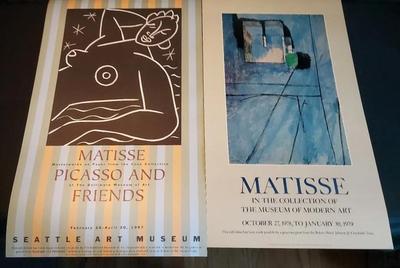 MATISSE EXHIBITION GALLERY POSTERS