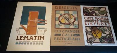CHEZ PANISSE CAFE RESTAURANT POSTERS