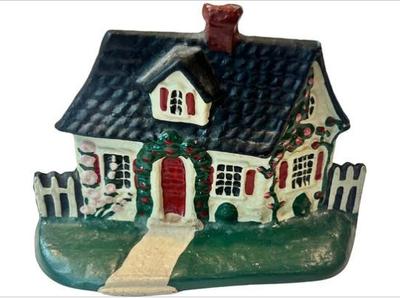 Sale Photo Thumbnail #198: Hand Painted Iron Doorstop - Signed By Artist