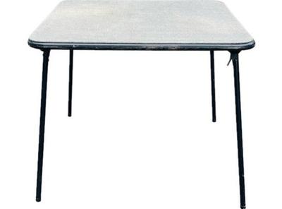 Sale Photo Thumbnail #194: Vintage Metal Folding Card Table