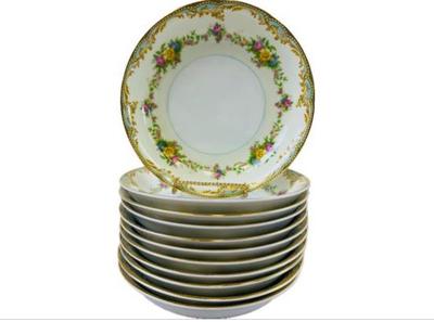 Sale Photo Thumbnail #91: Noritake Milroy Soup Bowl - 11 Bowls