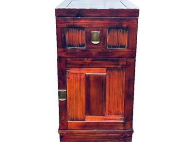 Sale Photo Thumbnail #63: Pier 1 Ashok Cabinet Side Table - Signed Pier 1 Imports
