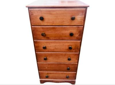 Sale Photo Thumbnail #51: Wooden Six Drawer Dresser