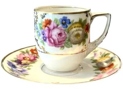 Sale Photo Thumbnail #108: Bavarian Porcelain Demitasse Cup & Saucer