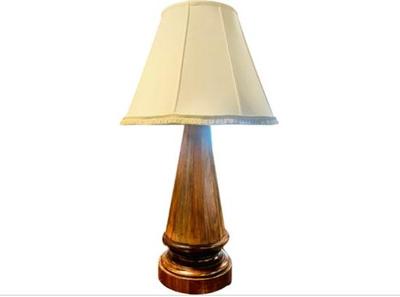 Sale Photo Thumbnail #69: Quality Wooden Lamp - Obelisk Inspired Design - Beautiful Wood Grain