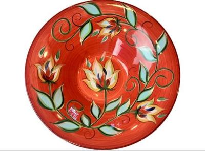 Sale Photo Thumbnail #114: Large Pottery Bowl - Signed "Gail Pittman For Southern Living At Home"