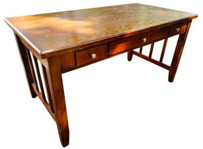 Sale Photo Thumbnail #61: Solid Wood Office Computer Desk - Mission Style