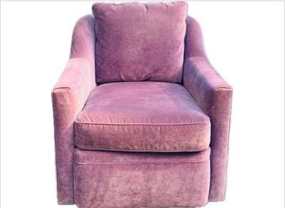 Sale Photo Thumbnail #39: Velvet Swivel Chair