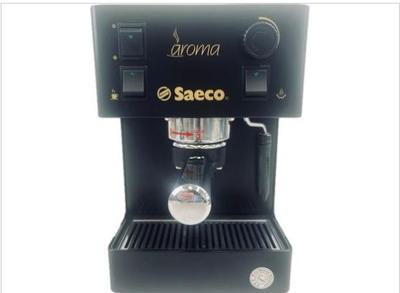 Sale Photo Thumbnail #123: Vintage SAECO Aroma ITALY SIN 015 Black Metal Espresso Cappucino Machine