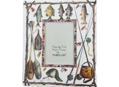 Sale Photo Thumbnail #143: "Two's Company" Photo Frame Signed "Designed By Barbara Wilson For Two's Company"