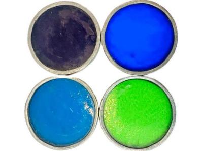 Sale Photo Thumbnail #179: Mid-Century Modern - Hand Made Stained Glass Coasters