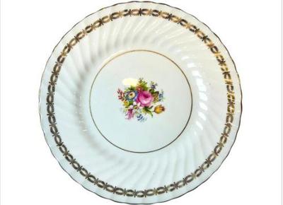 Sale Photo Thumbnail #84: English Porcelain 8.25" Plate - Signed "Foley Sorrento Made In England"