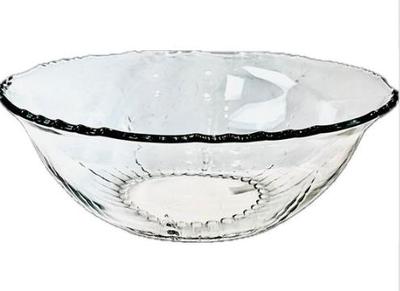 Sale Photo Thumbnail #59: Large Vintage American Glass Bowl - Radiance Clear By NEW MARTINSVILLE