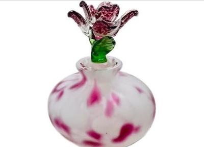 Sale Photo Thumbnail #114: Hand Blown Glass Perfume Bottle
