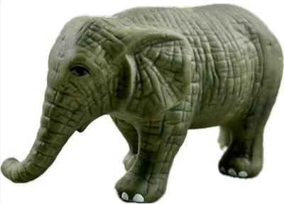 Sale Photo Thumbnail #184: Small Gray Ceramic Elephant