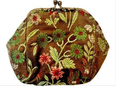 Sale Photo Thumbnail #176: Vintage Brocade Change Purse