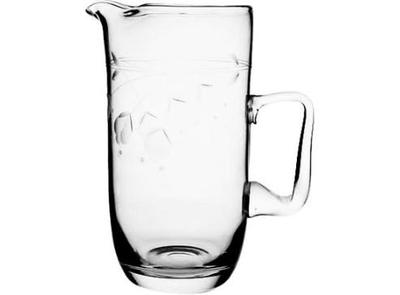 Sale Photo Thumbnail #60: Encore By TOSCANY Etched Glass Pitcher