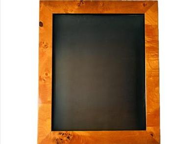 Sale Photo Thumbnail #141: Burl Wood Easel Back Frame - Signed "Philip Whitney, LTD"