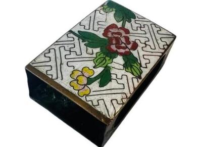 Sale Photo Thumbnail #28: Vintage Cloisonne Match Cover