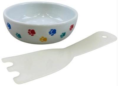 Sale Photo Thumbnail #191: Spot Dog Bowl And Fork