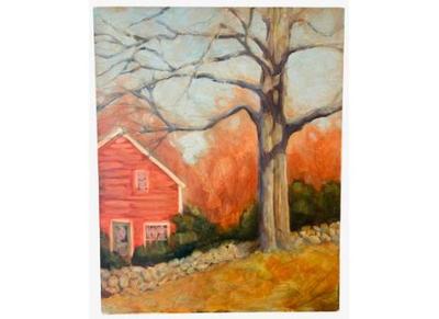 Sale Photo Thumbnail #39: Original Hand-Painted Acrylic On Board - Attributed To Britt Bair