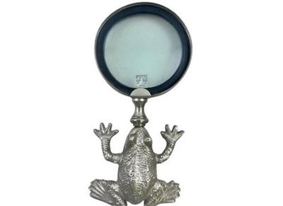 Sale Photo Thumbnail #35: Magnifying Glass - Signed "Two's Company" - With Original Clear Label On Glass - Nice Weight & Design