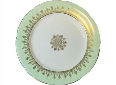 Sale Photo Thumbnail #82: English Porcelain Royal Grafton 8" Plate - Signed "Grafton Made In England"