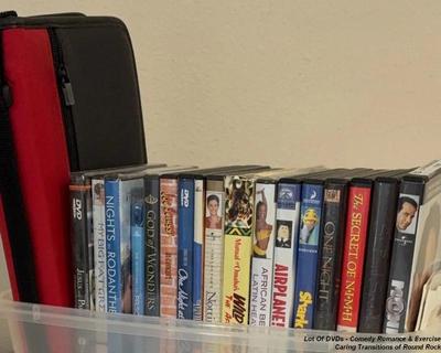 Lot of dvds comedy romance exercise