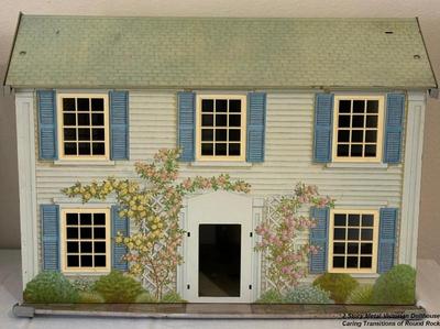 2 story metal victorian dollhouse