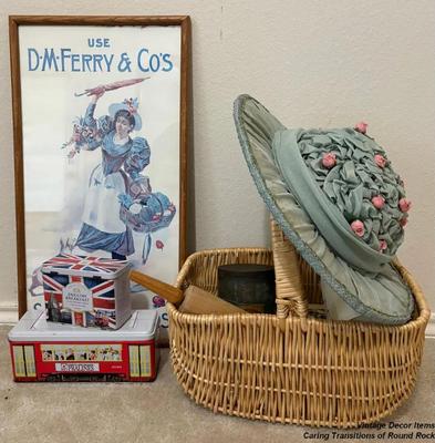 Vintage decor items
