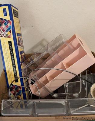 Mystery lot miscellaneous organization items