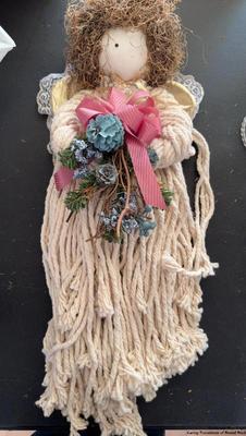 Christmas mop angel
