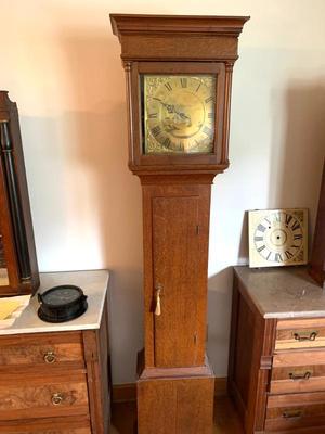 Sale Photo Thumbnail #79: Antique English longcase clock