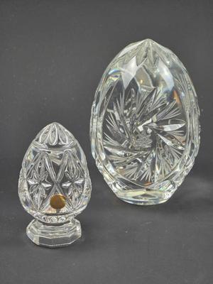 crystal egg paperwieghts